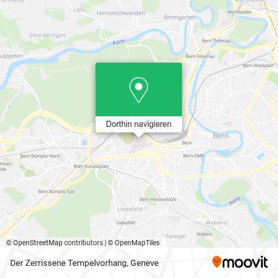 Der Zerrissene Tempelvorhang Karte