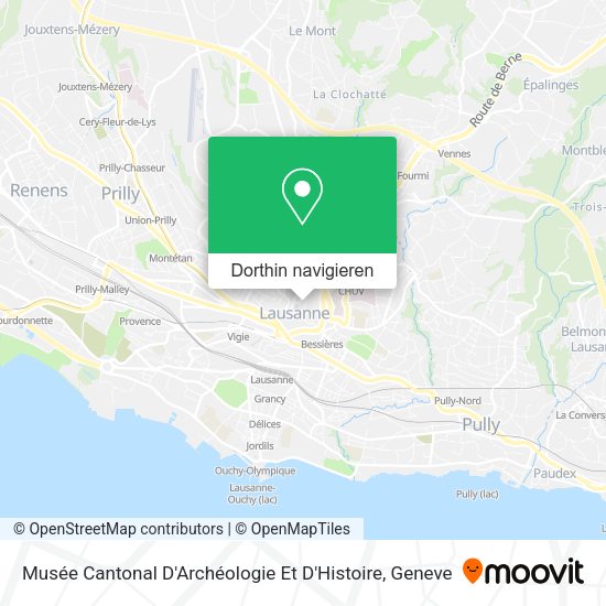 Musée Cantonal D'Archéologie Et D'Histoire Karte