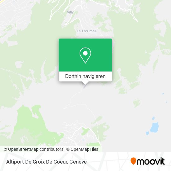 Altiport De Croix De Coeur Karte