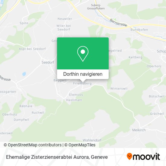 Ehemalige Zisterzienserabtei Aurora Karte