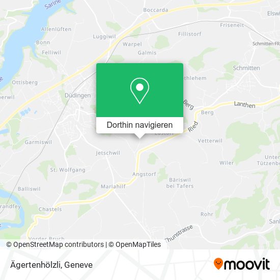 Ägertenhölzli Karte