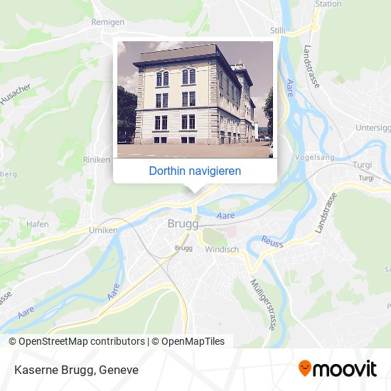 Kaserne Brugg Karte