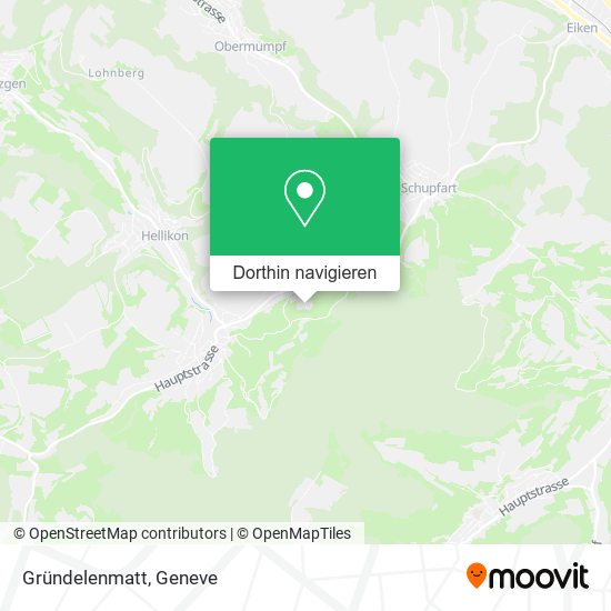 Gründelenmatt Karte