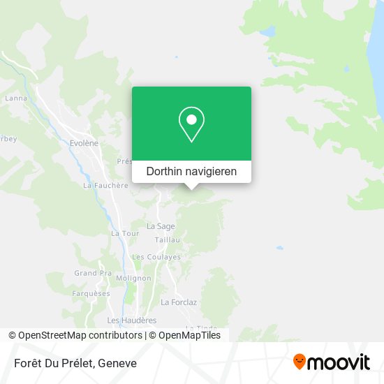 Forêt Du Prélet Karte