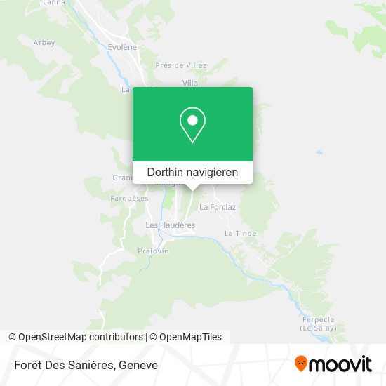 Forêt Des Sanières Karte