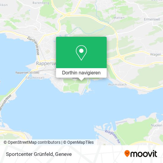 Sportcenter Grünfeld Karte
