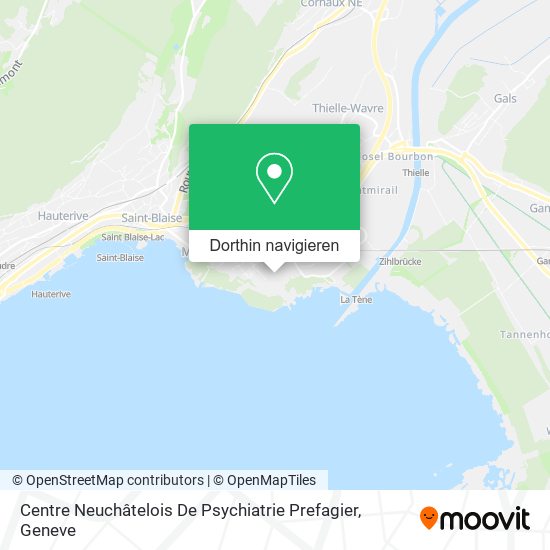 Centre Neuchâtelois De Psychiatrie Prefagier Karte