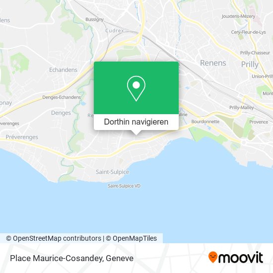 Place Maurice-Cosandey Karte