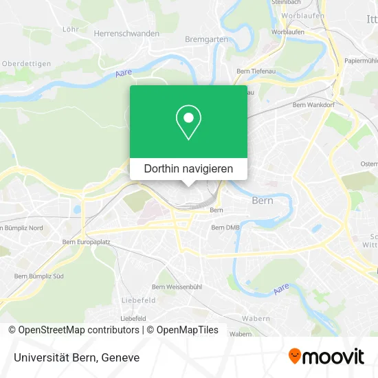 Universität Bern Karte
