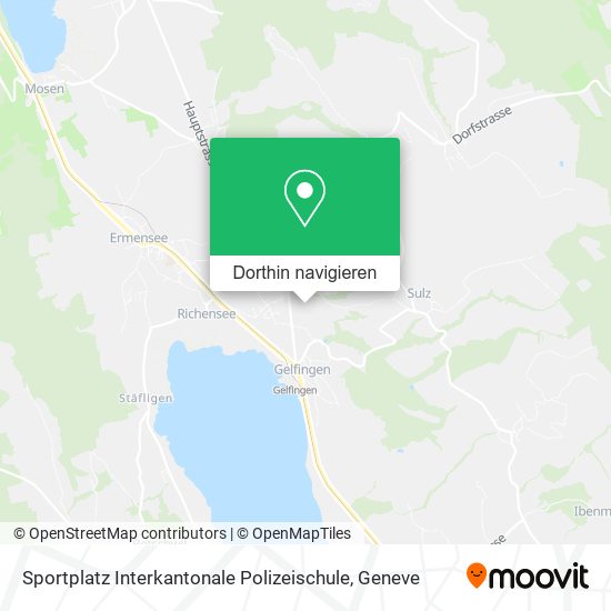 Sportplatz Interkantonale Polizeischule Karte