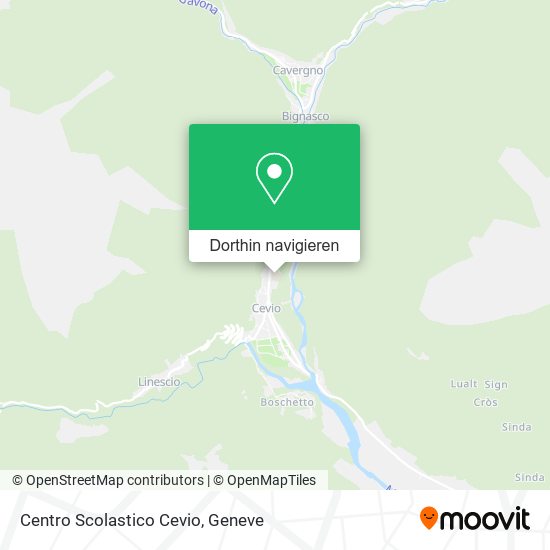 Centro Scolastico Cevio Karte