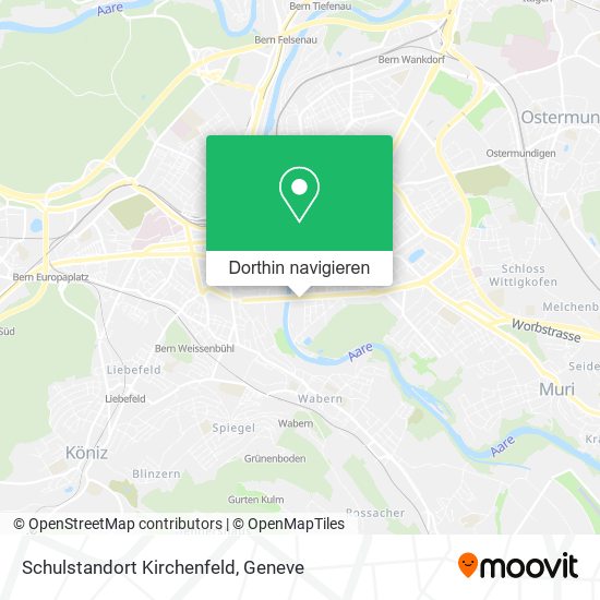 Schulstandort Kirchenfeld Karte