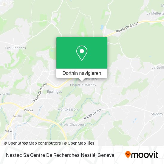 Nestec Sa Centre De Recherches Nestlé Karte