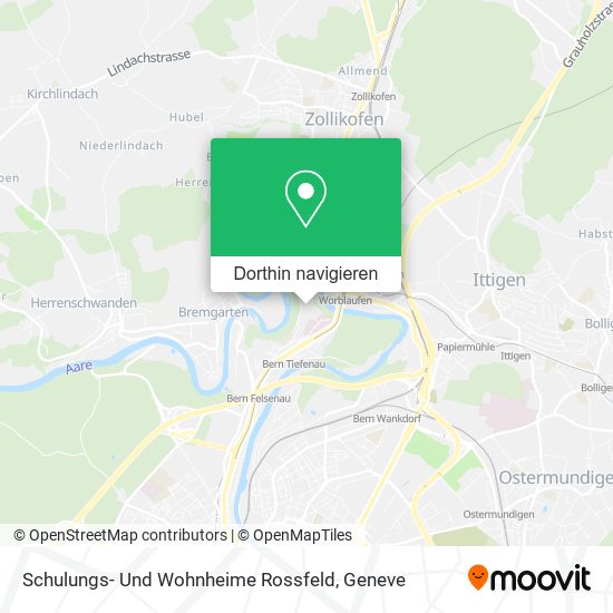 Schulungs- Und Wohnheime Rossfeld Karte