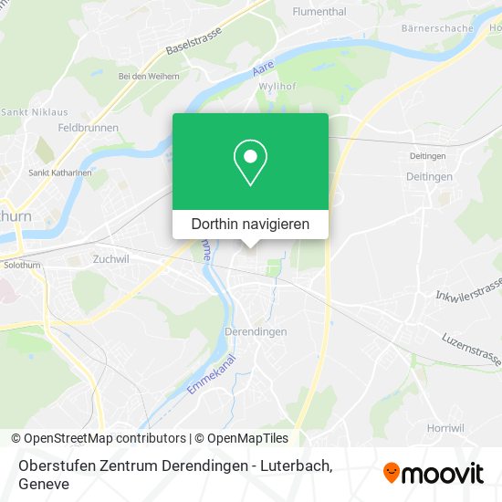 Oberstufen Zentrum Derendingen - Luterbach Karte