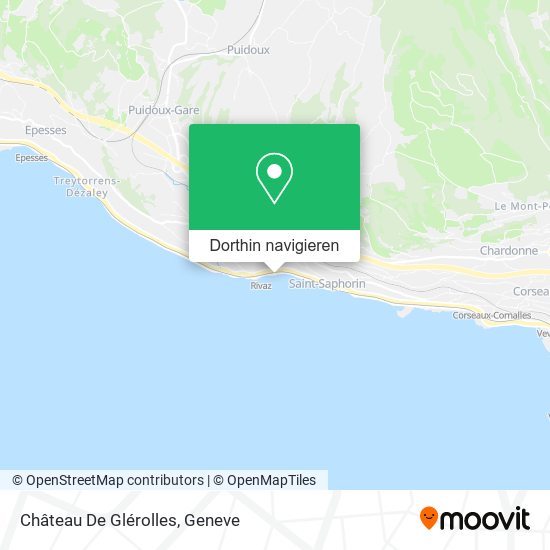Château De Glérolles Karte