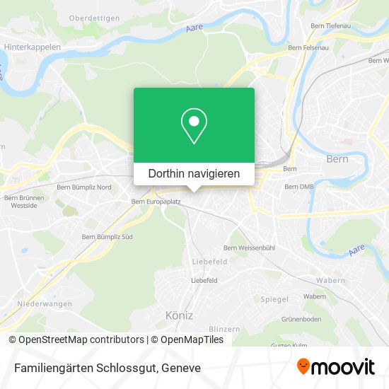 Familiengärten Schlossgut Karte