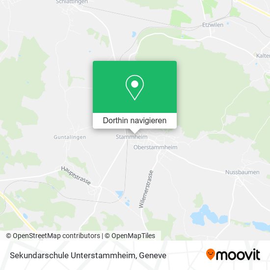 Sekundarschule Unterstammheim Karte