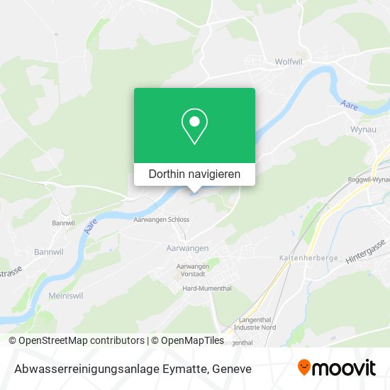 Abwasserreinigungsanlage Eymatte Karte