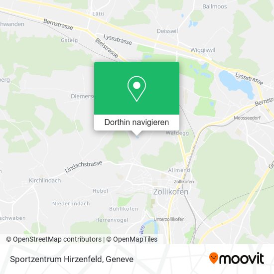 Sportzentrum Hirzenfeld Karte