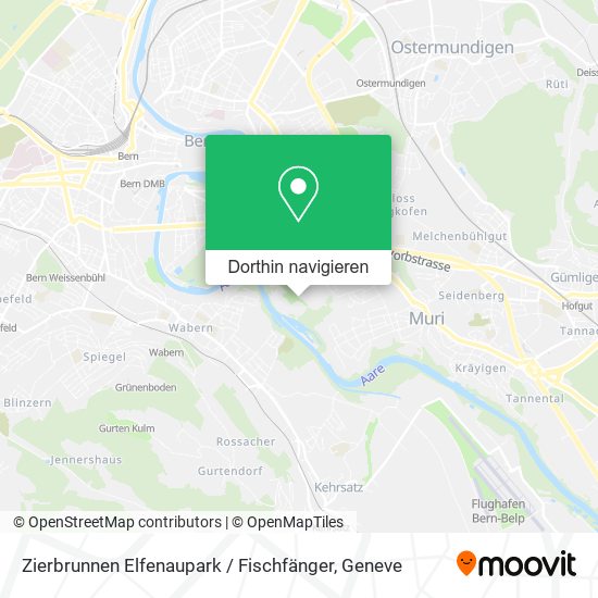 Zierbrunnen Elfenaupark / Fischfänger Karte