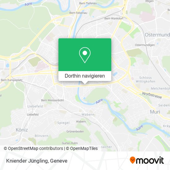 Kniender Jüngling Karte