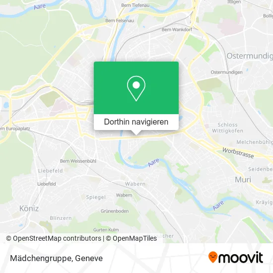 Mädchengruppe Karte