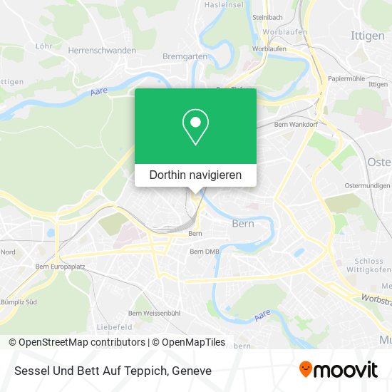Sessel Und Bett Auf Teppich Karte