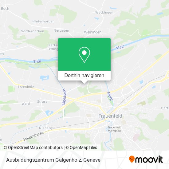 Ausbildungszentrum Galgenholz Karte