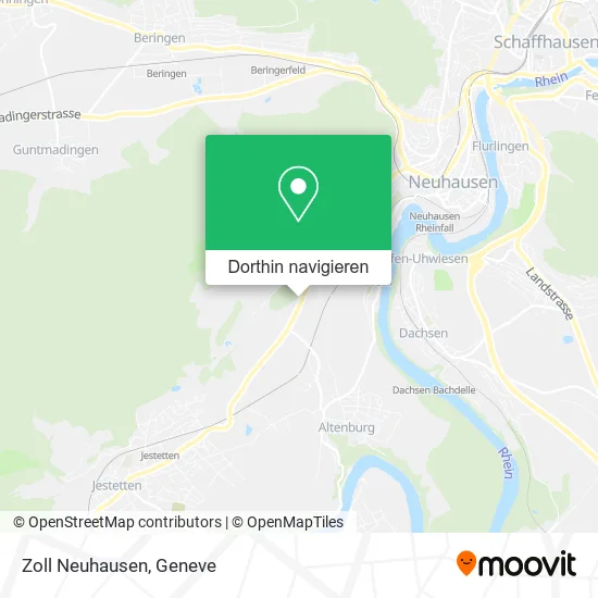 Zoll Neuhausen Karte