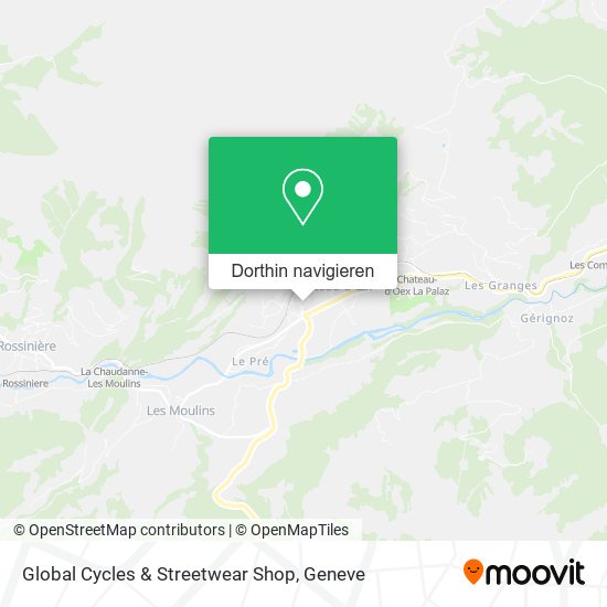 Global Cycles & Streetwear Shop Karte