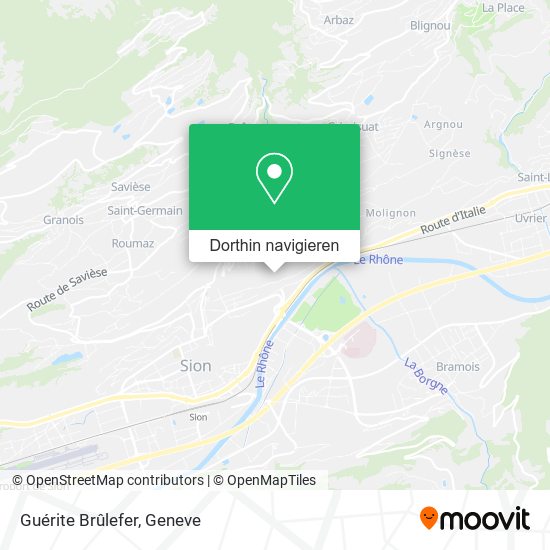 Guérite Brûlefer Karte