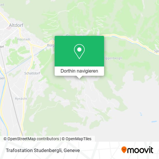 Trafostation Studenbergli Karte