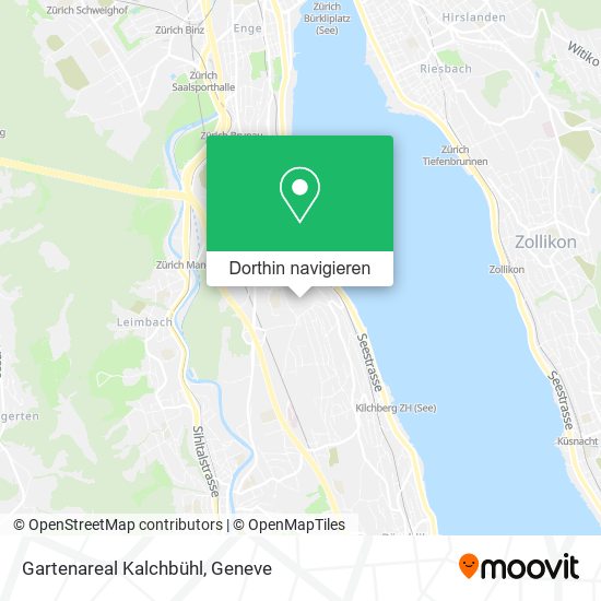 Gartenareal Kalchbühl Karte