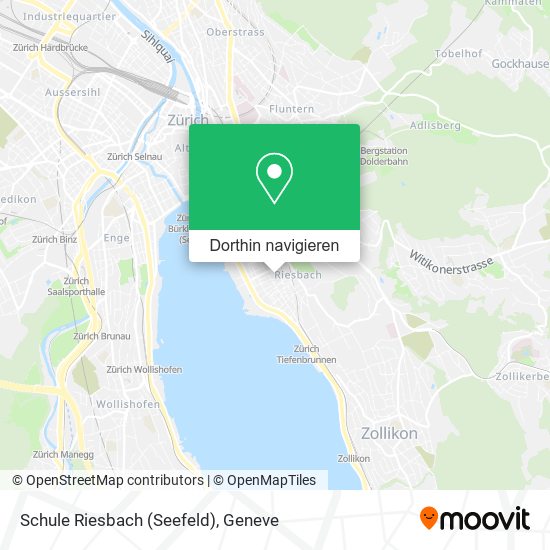 Schule Riesbach (Seefeld) Karte