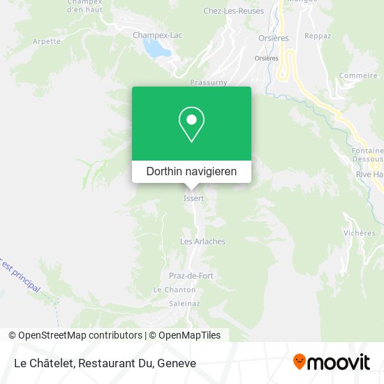 Le Châtelet, Restaurant Du Karte
