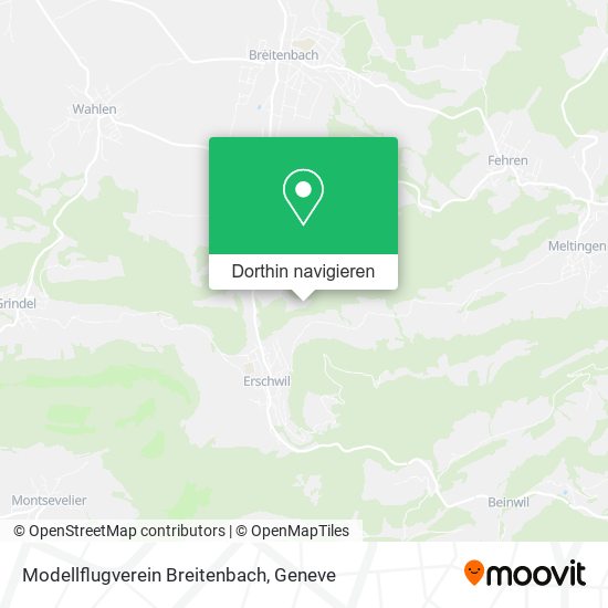Modellflugverein Breitenbach Karte