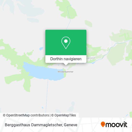 Berggasthaus Dammagletscher Karte