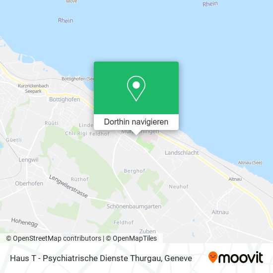 Haus T - Psychiatrische Dienste Thurgau Karte