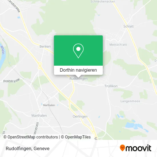 Rudolfingen Karte