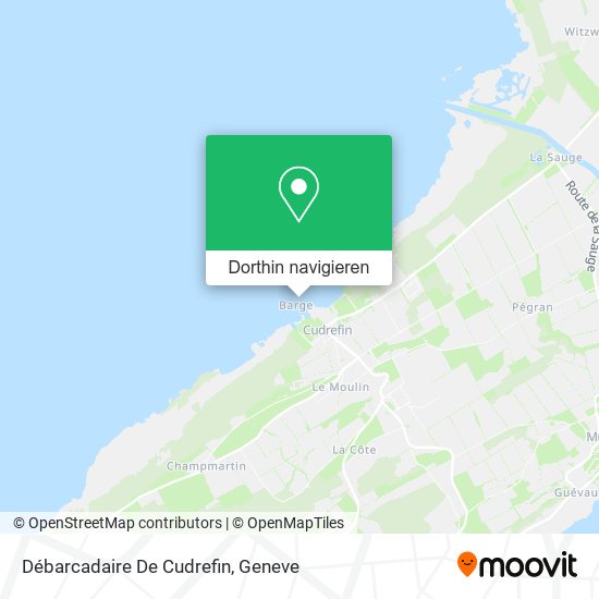 Débarcadaire De Cudrefin Karte