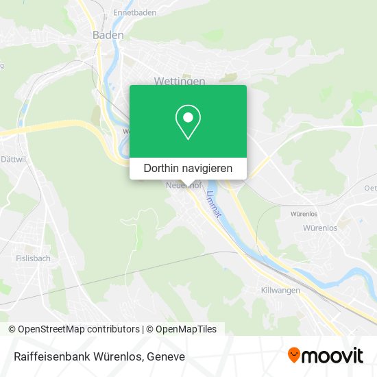 Raiffeisenbank Würenlos Karte