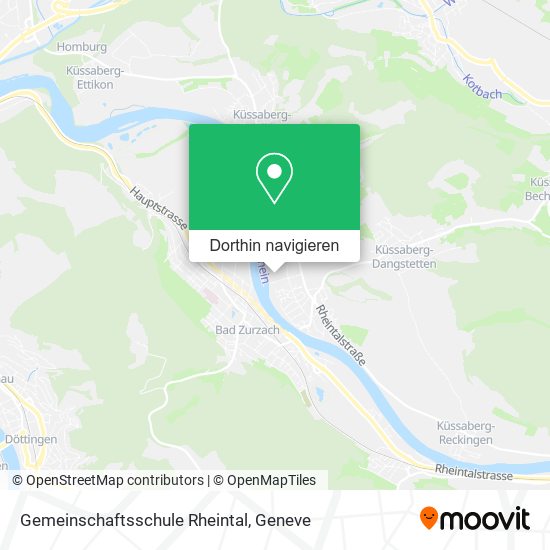 Gemeinschaftsschule Rheintal Karte