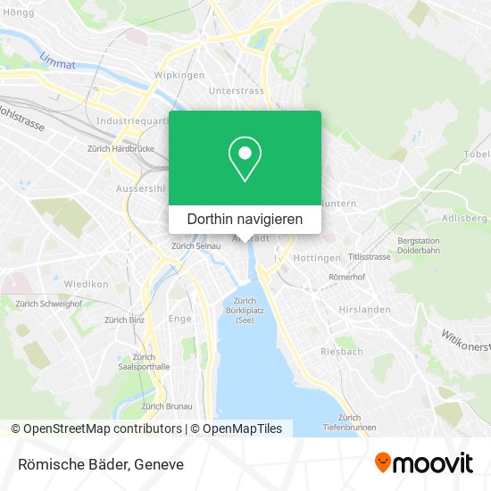 Römische Bäder Karte