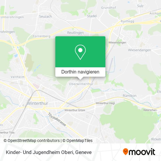 Kinder- Und Jugendheim Oberi Karte