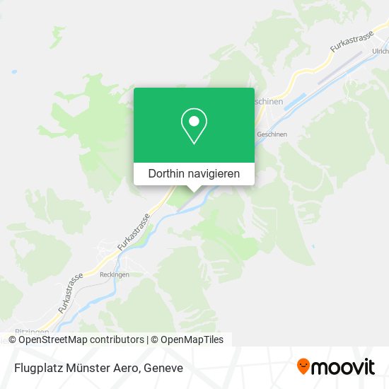 Flugplatz Münster Aero Karte