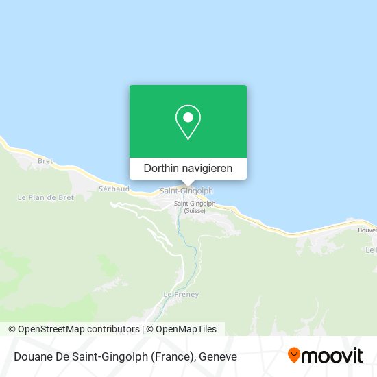 Douane De Saint-Gingolph (France) Karte