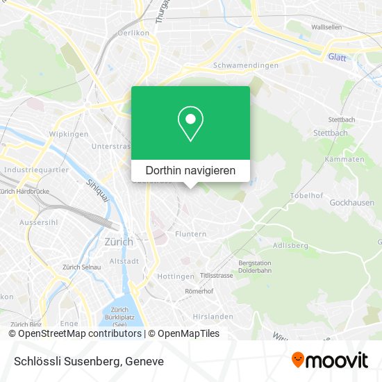 Schlössli Susenberg Karte