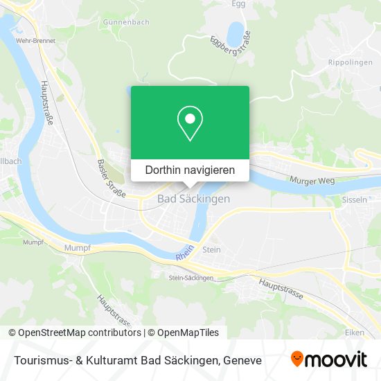 Tourismus- & Kulturamt Bad Säckingen Karte