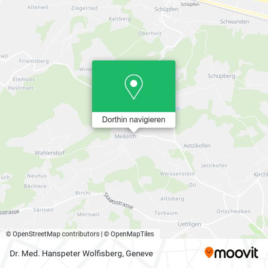Dr. Med. Hanspeter Wolfisberg Karte